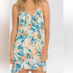 Tori Praver Swimwear Seafoam Cover Up Mini Dress size L